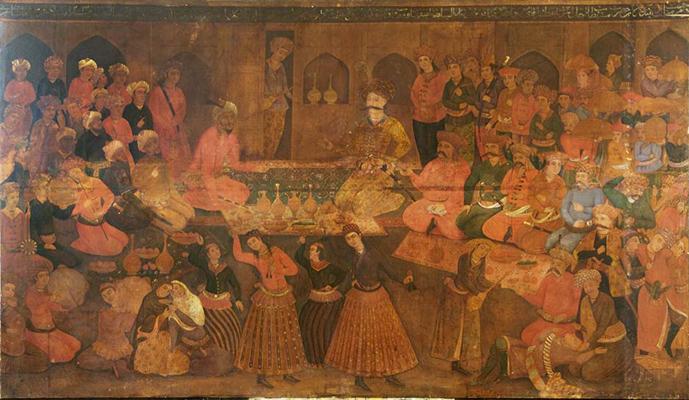 Anonymous Shah Tahmasp Entertains Abdul Muhammed Khan of the Uzbeks