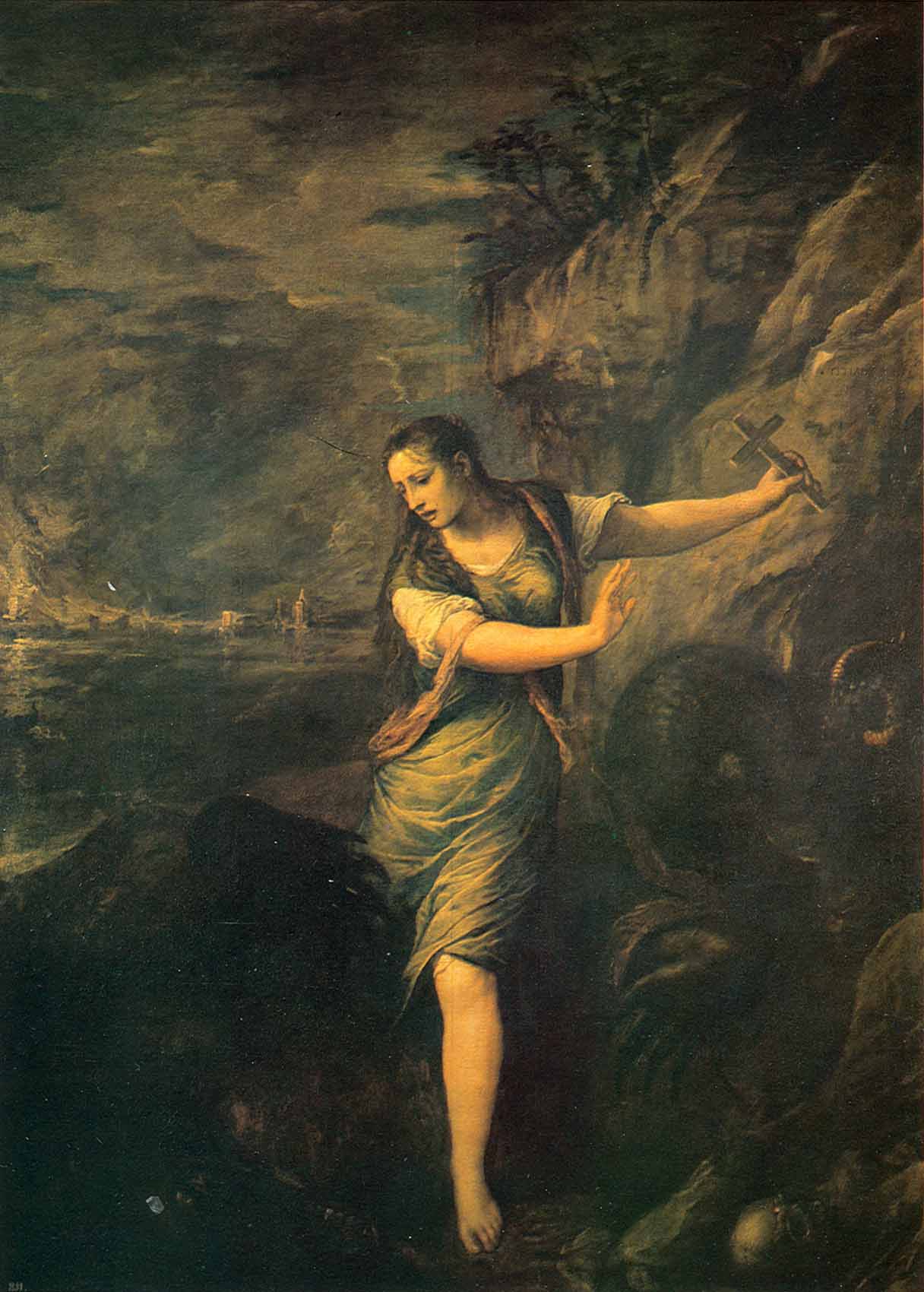 Titian St Margaret and the Dragon