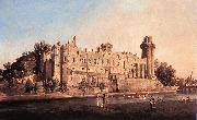 Canaletto Warwick Castle: the South Front df Norge oil painting reproduction
