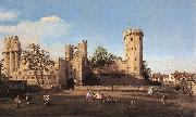 Canaletto Warwick Castle: the East Front df Norge oil painting reproduction