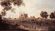 Canaletto Eton College Chapel f Norge oil painting reproduction