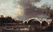 Canaletto Old Walton Bridge ff oil painting artist