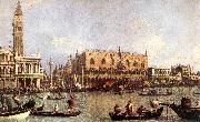 Canaletto Palazzo Ducale and the Piazza di San Marco Norge oil painting reproduction