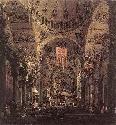 Canaletto San Marco: the Interior f Norge oil painting reproduction