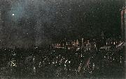 Canaletto La Vigilia di Santa Marta f Norge oil painting reproduction