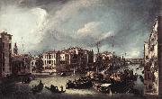 Canaletto The Grand Canal with the Rialto Bridge in the Background fd Norge oil painting reproduction