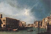Canaletto The Grand Canal from Rialto toward the North Norge oil painting reproduction