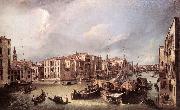 Canaletto Grand Canal: Looking North-East toward the Rialto Bridge ffg Sweden oil painting reproduction