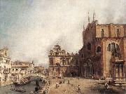 Canaletto Santi Giovanni e Paolo and the Scuola di San Marco fdg Sweden oil painting reproduction