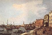 Canaletto Riva degli Schiavoni - west side dfg Germany oil painting reproduction