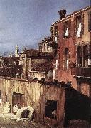Canaletto The Stonemason s Yard (detail) France oil painting reproduction