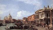 Canaletto The Molo: Looking West sf Norge oil painting reproduction