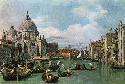 Canaletto The Grand Canal and the Church of the Salute df Norge oil painting reproduction
