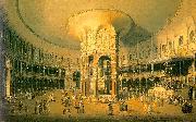 Canaletto Ranelagh, the Interior of the Rotunda France oil painting reproduction