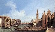 Canaletto Grand Canal: from Santa Maria della Carit to the Bacino di San Marco d Norge oil painting reproduction