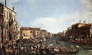 Canaletto A Regatta on the Grand Canal d Norge oil painting reproduction