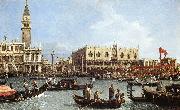 Canaletto Return of the Bucentoro to the Molo on Ascension Day d Norge oil painting reproduction
