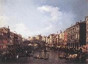 Canaletto The Rialto Bridge from the South fdg Norge oil painting reproduction