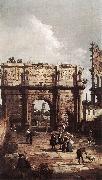 Canaletto Rome: The Arch of Constantine ffg Norge oil painting reproduction
