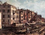 Canaletto View of San Giuseppe di Castello (detail) f Norge oil painting reproduction
