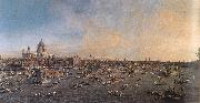 Canaletto The Thames and the City fcf Norge oil painting reproduction