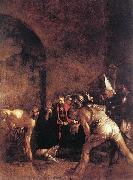 Caravaggio Burial of St Lucy fg oil painting artist