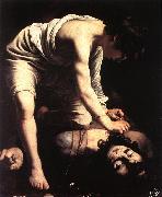 Caravaggio David fgfd Spain oil painting reproduction