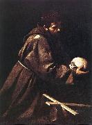 Caravaggio St Francis dfgd Sweden oil painting reproduction