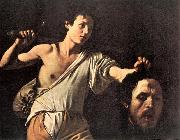Caravaggio David fghfg Spain oil painting reproduction
