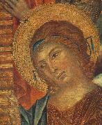 Cimabue The Madonna in Majesty (detail) dfg oil painting artist
