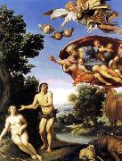 Domenichino Adam and Eve sfw oil painting picture wholesale