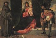 Giorgione The Virgin and Child with St.Anthony of Padua and Saint Roch Spain oil painting reproduction