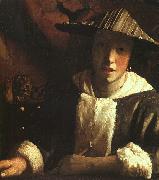 JanVermeer Woman Holding a Balance Norge oil painting reproduction