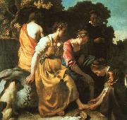 JanVermeer Diana and her Companions Germany oil painting reproduction