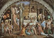 Raphael The Fire in the Borgo Sweden oil painting reproduction