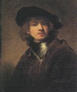 Rembrandt Self Portrait as a Young Man Sweden oil painting reproduction