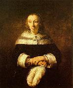 Rembrandt, Portrait of a Lady with an Ostrich Feather Fan
