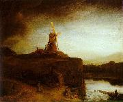 Rembrandt The Mill France oil painting reproduction