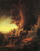 Rembrandt The Risen Christ Appearing to Mary Magdalen Germany oil painting reproduction