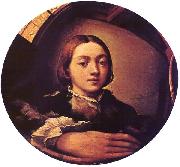 PARMIGIANINO Self-portrait in a Convex Mirror a Norge oil painting reproduction