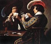 ROMBOUTS, Theodor The Card Players  at Germany oil painting reproduction