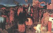 SASSETTA Death of the Heretic on the Bonfire af