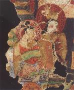 Bihzad, Fragment of a Manichaean manuscript,with the Hindu gods Ganesh,Vishnu