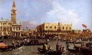Canaletto named Canaletto Venetie, the Bacino Tue S. Marco on Hemelvaartsdag Norge oil painting reproduction