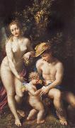 Correggio Venus with Mercury and Cupid Sweden oil painting reproduction