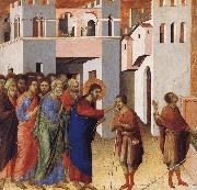 Duccio, Jesus Opens the Eyes of a Man Born Blind