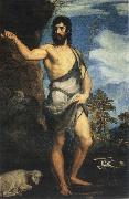 Titian St John the Baptist oil painting artist