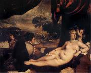 Titian Venus and the Lute Player oil painting artist