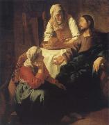 JanVermeer Christ in Maria and Marta USA oil painting reproduction