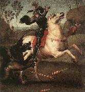 Raffaello, St George Fighting the Dragon